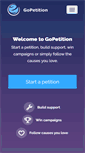 Mobile Screenshot of gopetition.com